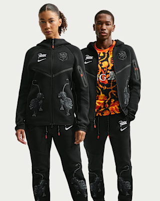 Netherlands x Patta Men's Tech Fleece Full-Zip Windrunner Hoodie